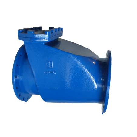 ductile iron swing check valves with rubber covered disc pn 10 and 16 - valveit