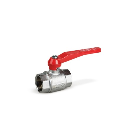 Brass ball valve pn25, lever operated,threaded ends