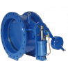 butterfly check valves with counterweight and oil cylinder flanged pn 16 - valveit