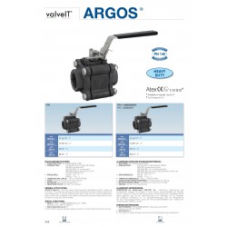 Argos ball valve full bore ptfe
