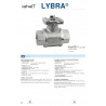 Lybra ball valve full bore ptfe