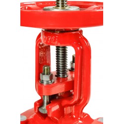 Ductile iron gate valve, os&y rising stem, 300 psi