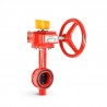 Ductile iron butterfly valve, wafer type, 300 psi
