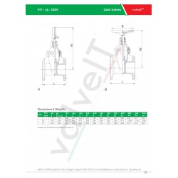 Wras approved, gate valve  non-rising stem, PN16