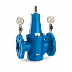 Downstream pressure reducer-stabilizer for high pressure, pn64