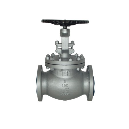 Stainless steel globe valves flanged rf ansi class 150