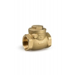 Brass swing check valve, pn 16