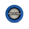 Cast iron dual plate wafer check valve