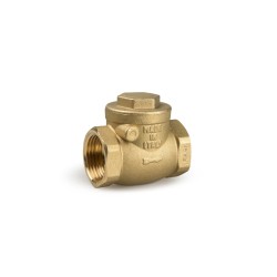 Brass swing check valve, pn 16