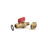 brass material hose connection with cap, pn 10 - valveit