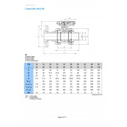 S4 ball valve female socket end plastic pvc-u pn 16