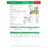 Dzr brass balancing valve, pn 25 rated